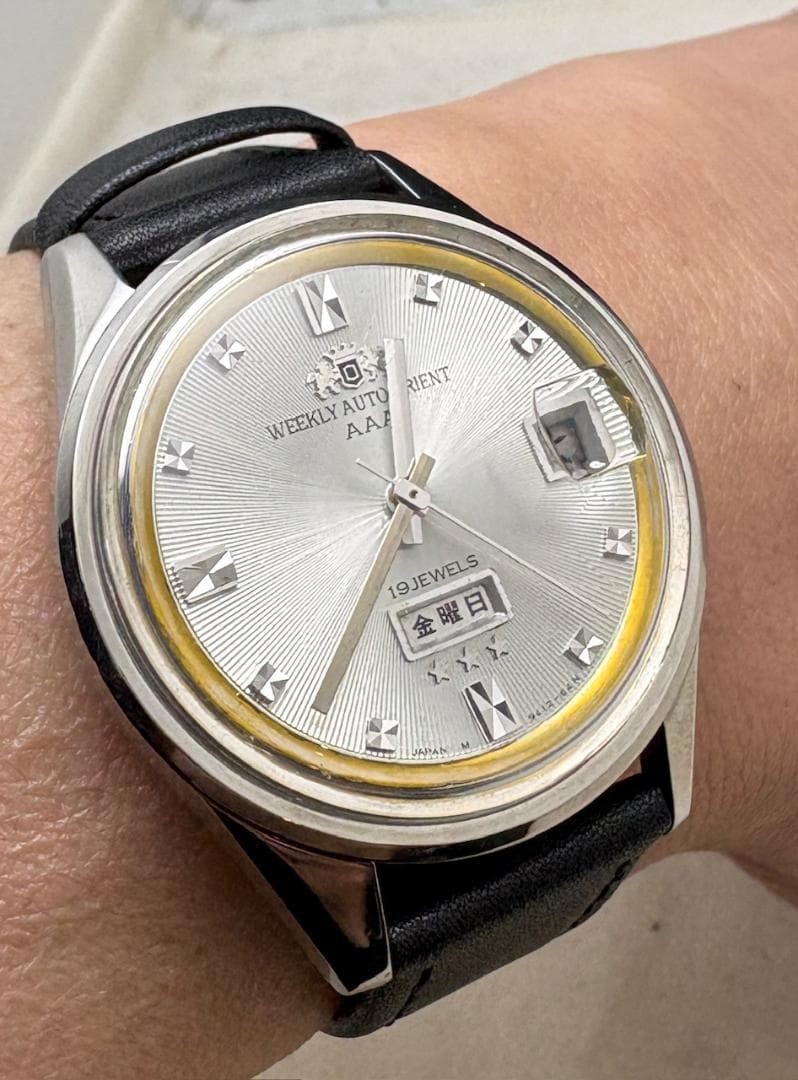 Orient Weekly Auto Watch Automatic Wristwatch Vin… - image 1