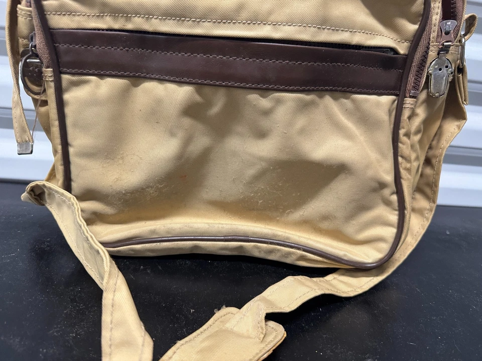 Bolso de Hombro de Viaje Adidas Vintage Años 70 Verde Retro Deportes Gimnasio Equipaje de Mano Foto 3 de 4