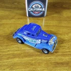 Hot Wheels Vintage California Custom 3-Window '34 Ford MF Blue Real Riders 1990