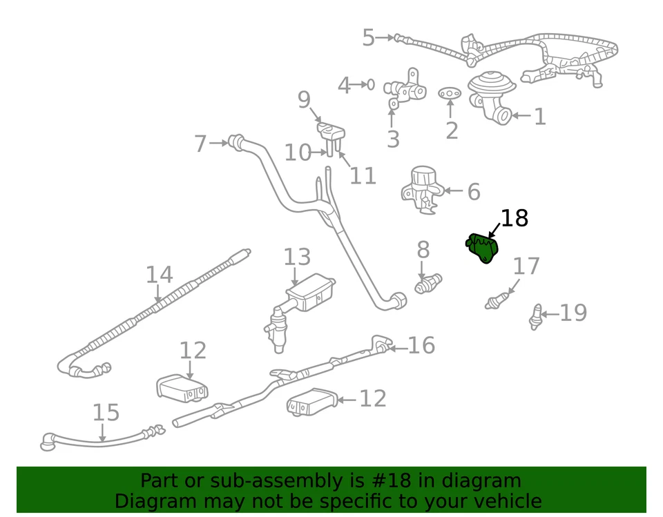 Sensor de posición del acelerador original Ford F4SZ-9B989-AA Foto 2 de 4