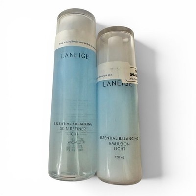 Laneige Essential Balance Set Emulsion Light Skin Refiner Light 120ml 200ml NEW