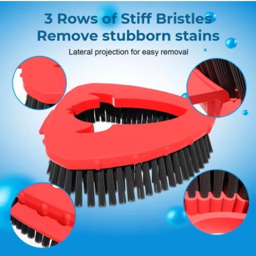 Non-Scratch Bristle Scrub Brush for Vileda Turbo EasyWring Mop – Heavy-Duty Tile