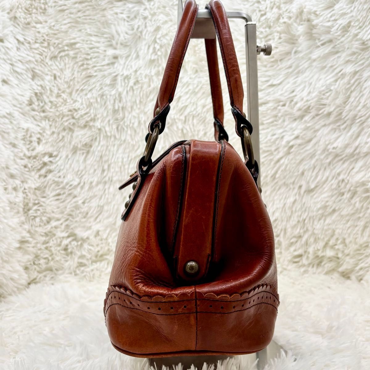 ANNA SUI Mini Boston/Handbag/Brown | eBay