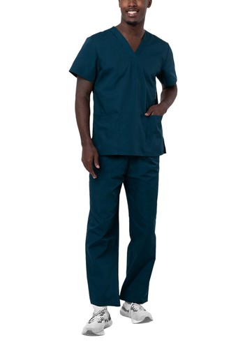 Adar Men Workwear Medical Nursing Doctor Uniform Scrub Set Uniform Shirt & Pants - Picture 141 of 161