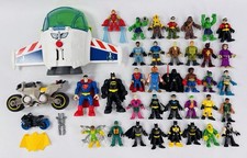 Huge Imaginext & Playskool Heroes Lot 36+ Figures Batman Hulk Superman Vader
