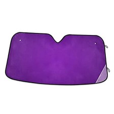 Car Windshield Sun Shade Front Window Folding Auto M Purple Solid Color
