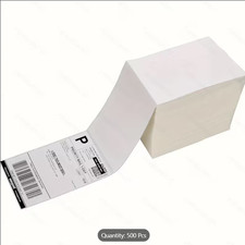 4 X 6 Direct Thermal Shipping Labels with Perforations,Pack of 500 Thermal Label