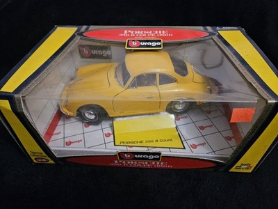 Burago 1961 Porsche 356B Coupe - Yellow- 1/18 COD 3021 - Special