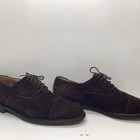 VTG MENS  SALVATORE FERRAGAMO SUEDE DARK BROWN SHOES SIZE 9 D — photo 3