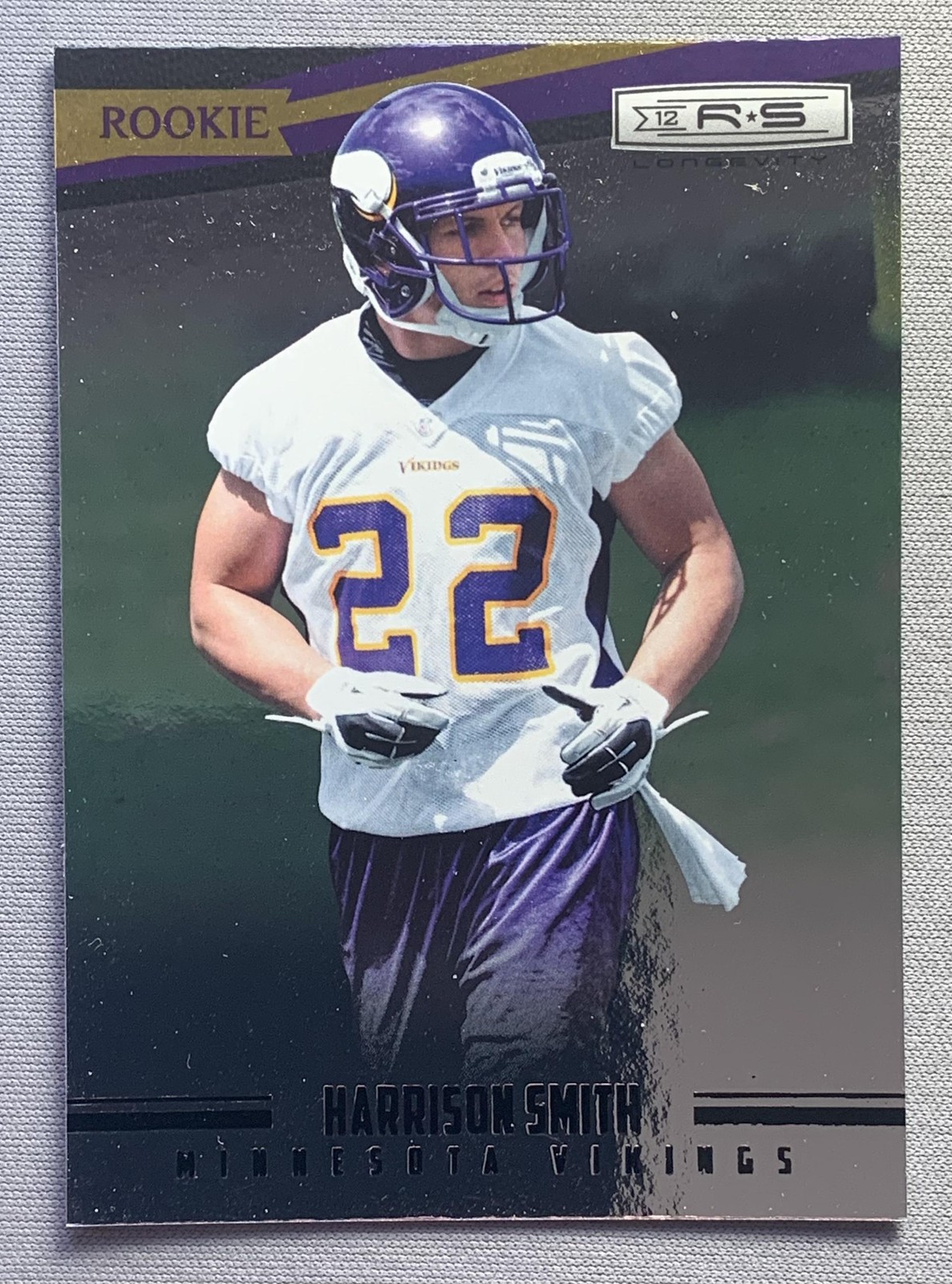 Harrison Smith Panini Rookies & Stars #177 Longevity Emerald Autograph