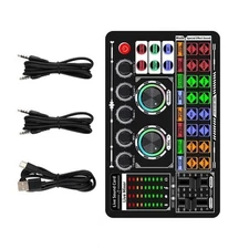 F999 Live Sound Card Live Streaming Appliance Microphone Audio Card Equipment