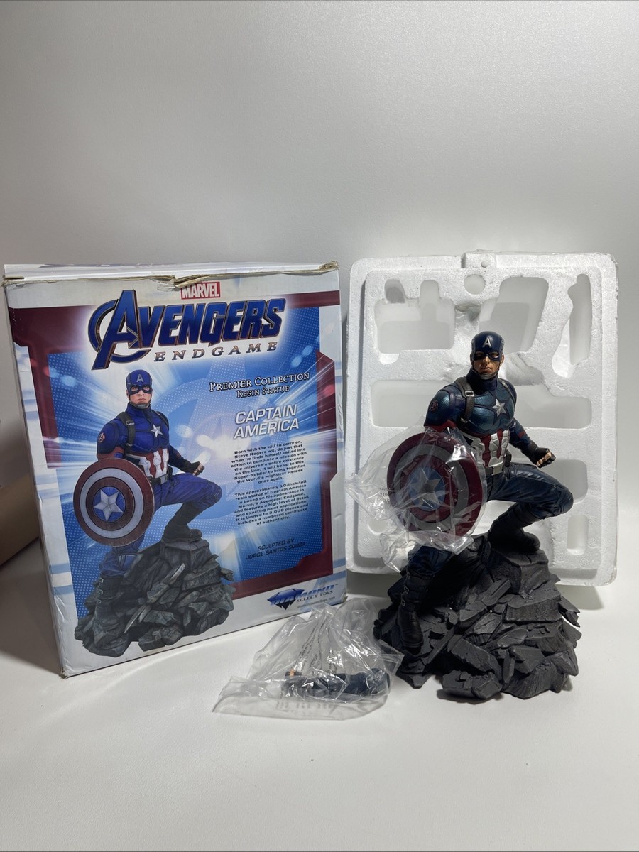 Marvel Premiere Captain America Statue 12 Inch Avengers Endgame