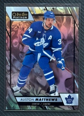 2023-24 O-Pee-Chee Platinum Liquid Metal #1 Auston Matthews /399