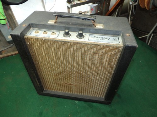 Vintage Harmony 400A Tube Guitar Amp – 50C5 / 12AU6 / 35R4 – Lo-Fi Blues Tone – - Picture 9 of 13