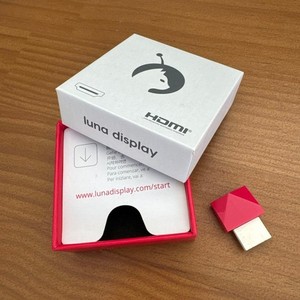 Luna Display HDMI Adapter rot für iPad zweites Display gebraucht