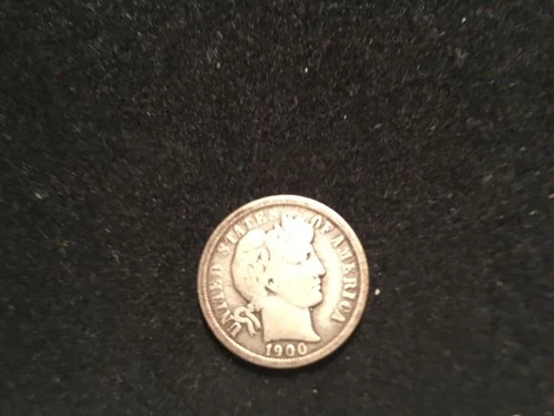New Listing1900-O Barber Dime