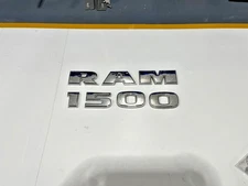 1 Set Front Door Emblems Letters Badge Fits for RAM 1500 Classic Chrome