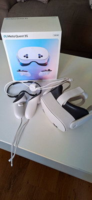 Meta Quest 3S 128GB VR-Headset weiß mit Touch Controllern USB-C