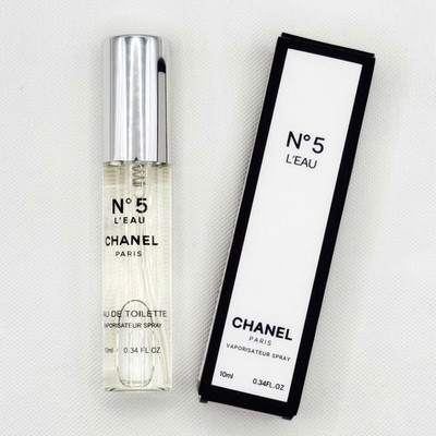 CHANEL N°5 L'EAU Eau de Toilette Sample Spray 10ml/0.34oz 100% Authentic