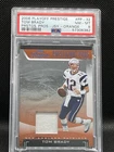 2006 Playoff Prestige Tom Brady Player-Worn Patch PSA 8