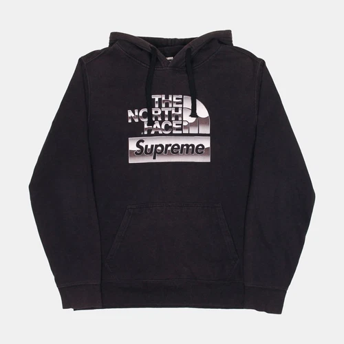 Felpa con cappuccio The North Face x Supreme taglia M uomo nero cotone