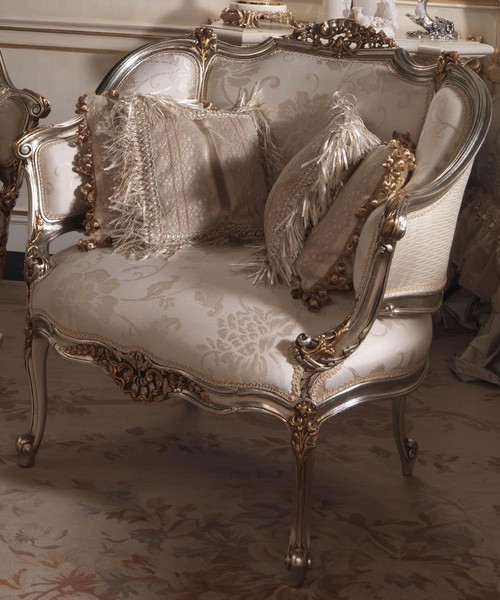 Einsitzer Italien Sessel Couch Polster Design Textil Sitzer Polster Sitz Couchen-image