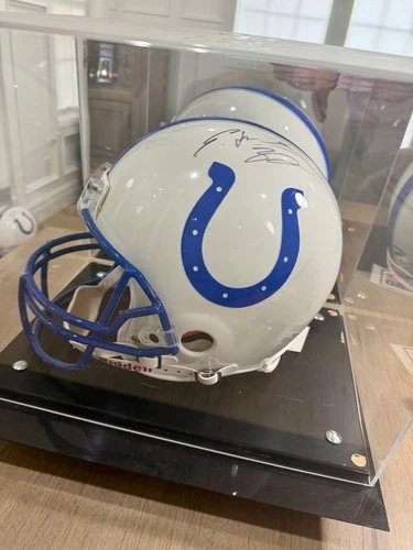 Edgerrin James Autographed Indianapolis Colts Full Size Helmet