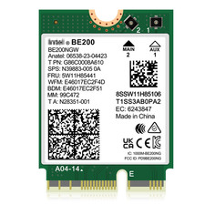 Wifi 7 Scheda Wireless BE200NGW, Bluetooth 5.4, 5800Mbps M.2/NGFF Supporto Di Re