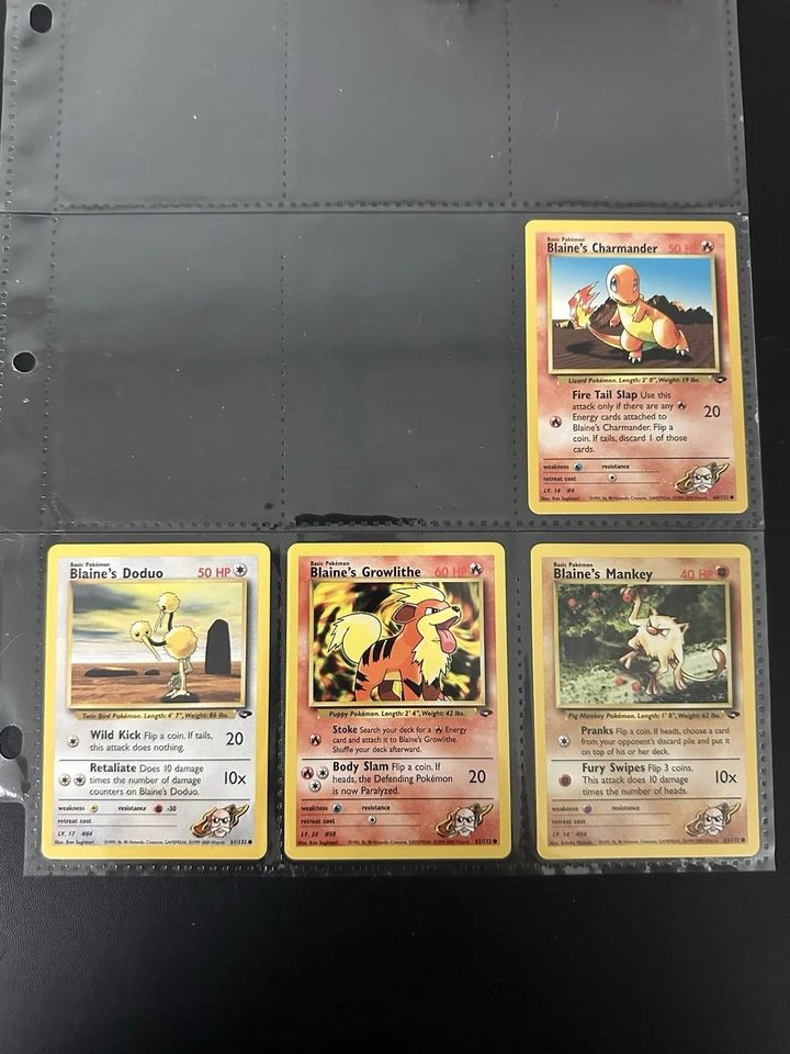 Pokemon Gym Challenge Complete Common Set With NO TRAINER CARDS - 46 Cards - Image 2 of 4