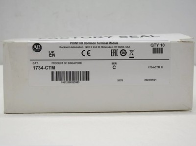 AB 1734-CTM Point I/O Common Terminal Module New Factory Sealed