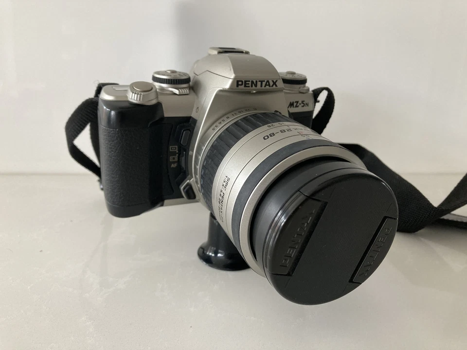 Cámara fotográfica Pentax MZ-5N 35 mm SLR Pentax 28 - 80 lentes repuestos/reparaciones defectuosas Foto 3 de 4