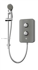 Gainsborough Slim Duo 9.5kW Electric Shower Grey 3 Spray Head Handset Bathroom