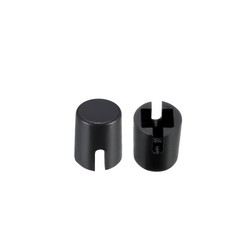 50Pcs Plastic 4.6x5.5mm Push Button Tactile Switch Caps Black for 6x6x7.3mm