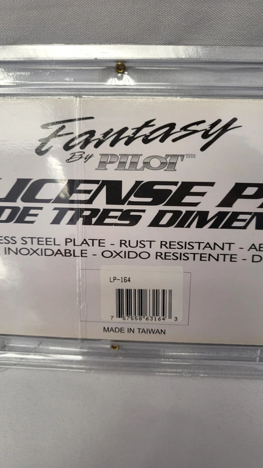 适合丰田 CHROME 不锈钢迷你前牌照标志刺绣框架 3D — 第 4/4 张图片