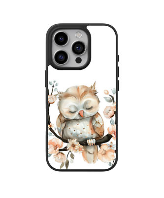 2D Case Handyhülle Eule auf Ast Nr.632 Waldtier für Samsung S24 ULTRA