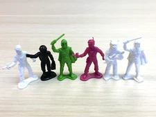 Vintage 1970s Tim Mee Galaxy Laser Team Aliens Spacemen Lot of 6 Figures #2