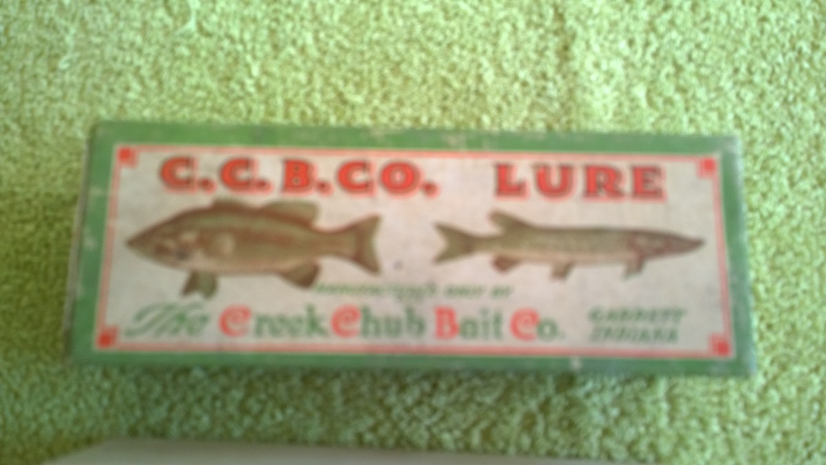 Leurre Crankbait Vintage C.C.B. Co. - Pêche En Eau Douce, Leurre Plongeant Pour Bass, États-Unis