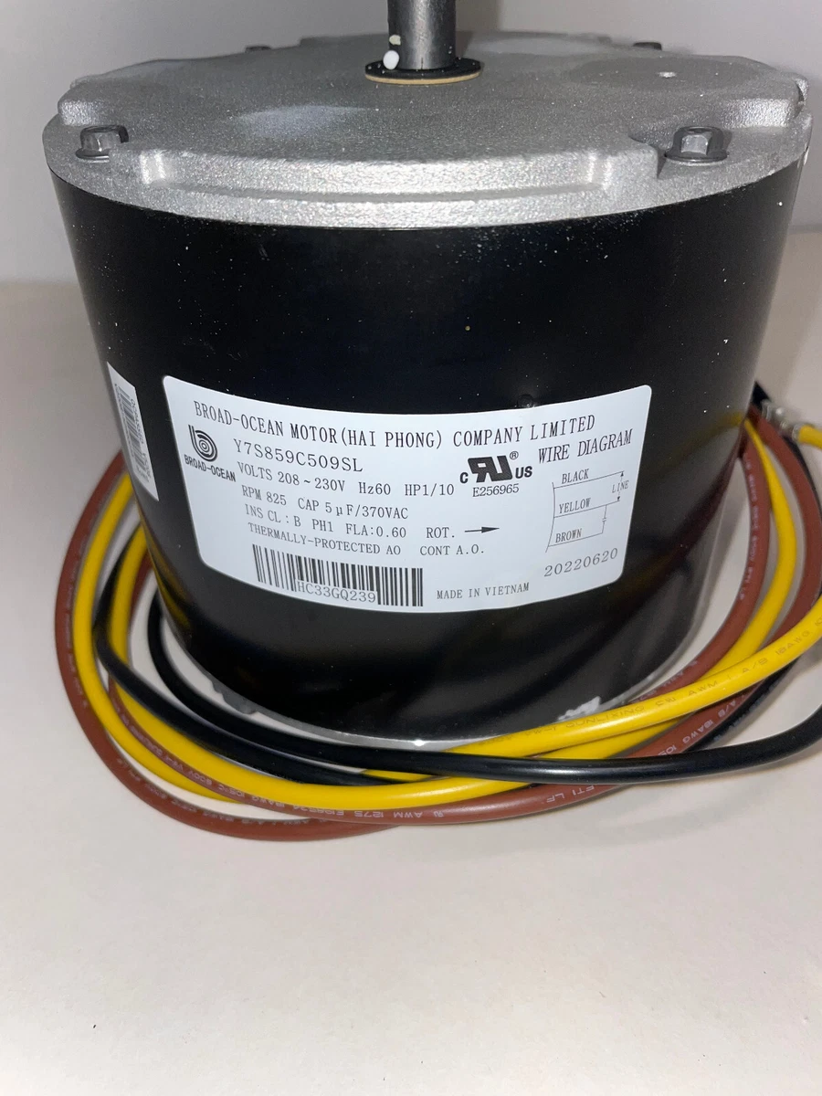 1191445 1/10 hp 825 rpm Motor Smartcomfort Carrier ICP Factory OEM 