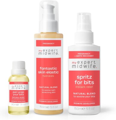 My Expert Hebamme Schwangerschaft & Geburt Essential Fantastic Serum Spritz Peri Prep Öl