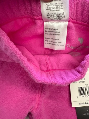 $35 Obermeyer Ultra Gear Bottoms NWT Size S Youth Girls Fleece Slim Fit - Picture 5 of 8