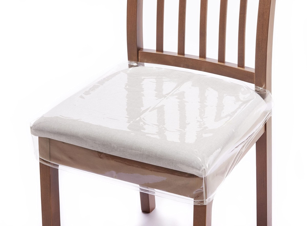 Pack Clear Plastic Chair Covers Waterproof Kitchen Dining Room