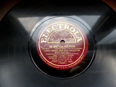 1293/ MAREK WEBER-AUSTIN EGEN-Du bist ein Veilchen  rec. 6/29 -78rpm Schellack