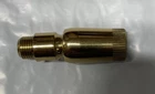 Lamp parts Tapered Brass Swivel, 1/8M X 1/8F new 1-3/4” Long