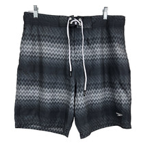 Speedo Swim Trunks Mesh Brief Liner Zig Zag Men's Size Large NWOT