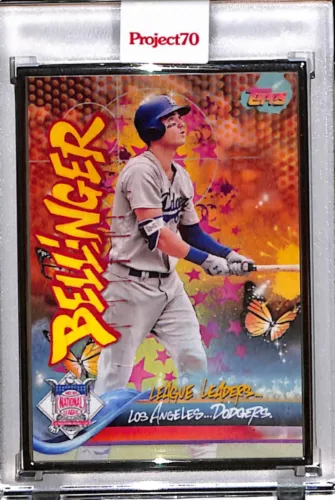 2021 TOPPS PROJECT 70 #761 CODY BELLINGER BY RISK P70 AP SILVER FRAME 02/51