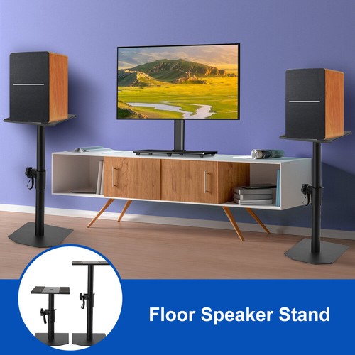 Adjustable Studio Monitor Stands Pair Studio Speaker Stands Floor Stands - Picture 6 of 19