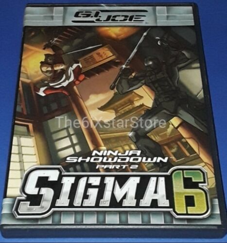 GI JOE Sigma 6 Ninja Showdown 2 DVD - Snake Eyes Storm Shadow Hasbro OOP  Cartoon | eBay