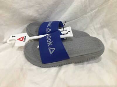 Reebok Navy and Gray Slide Sandals Men main image 2