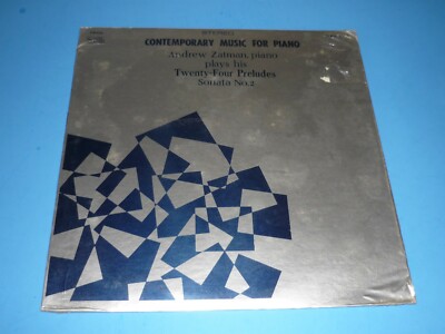  ANDREW ZATMAN - 24 PRELUDES / SONATA NO. 2 - RECORD ALBUM LP - ORION - SEALED !