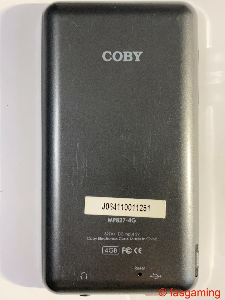 Coby MP827 4GB 2.8-In Video Touchscreen FM/MP3 Player w/Speakers